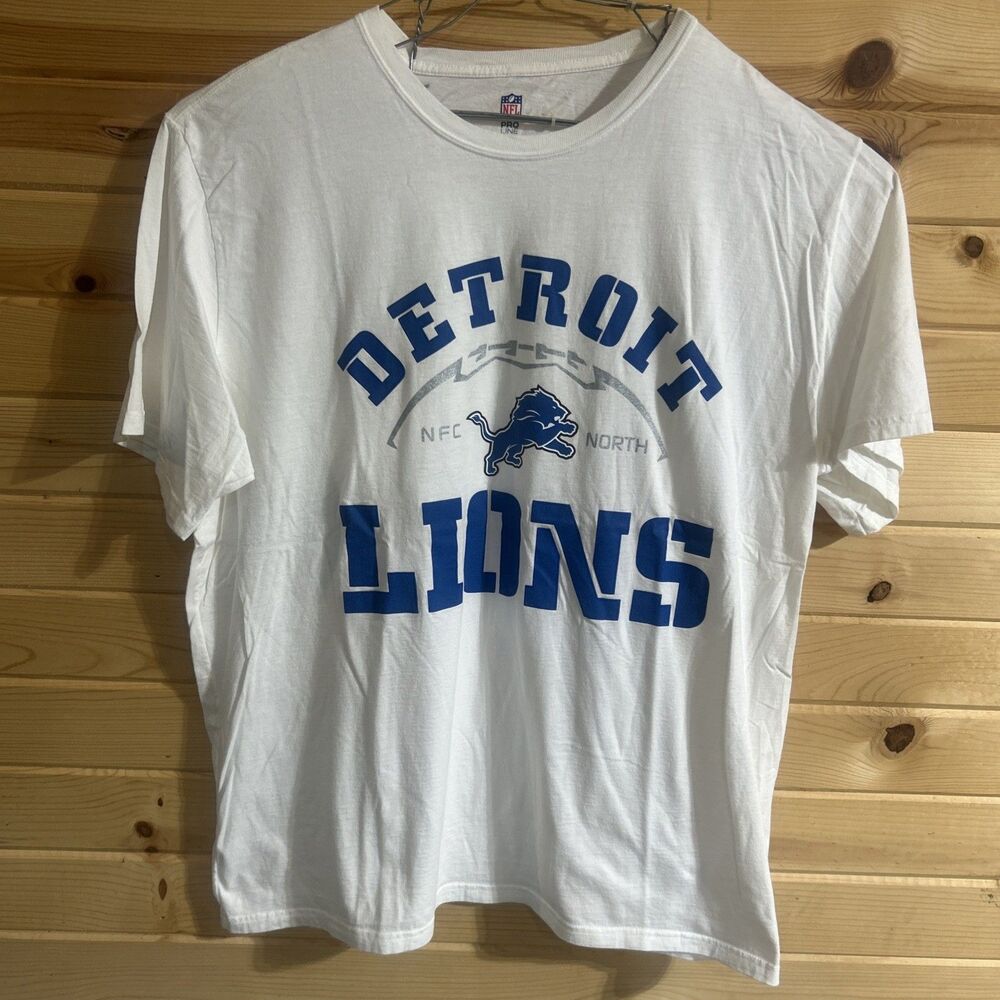 Detroit Lions NFL Team Apparel Football T-Shirt Size 3XL White